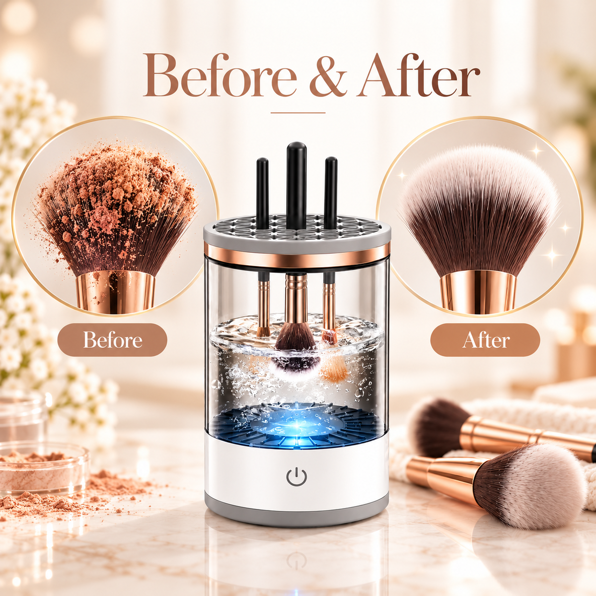Veyora Automatic Makeup Brush Cleaner