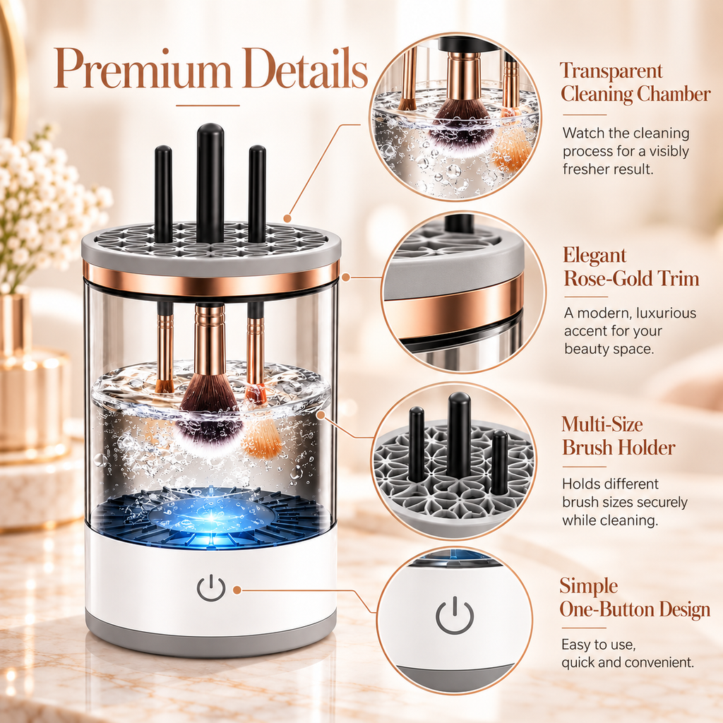 Veyora Automatic Makeup Brush Cleaner